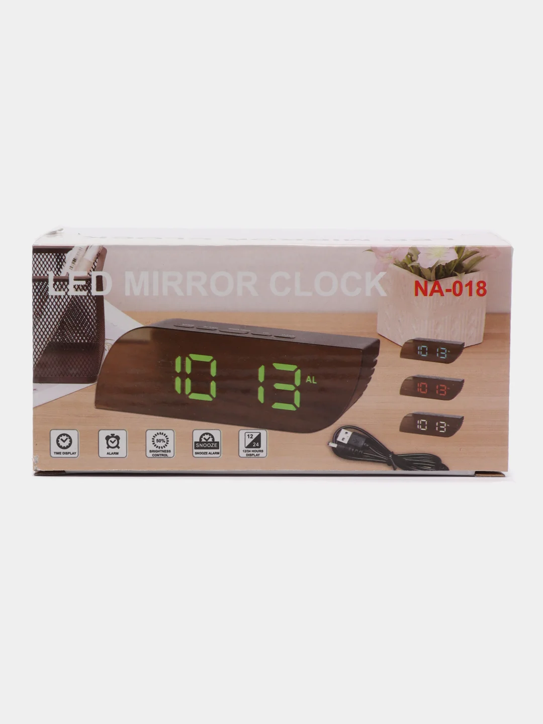 Красный настольные цифровые электронные часы, LED