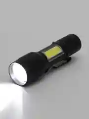 Фонарь ручной аккумуляторный, светодиодный, с фокусировкой, с зарядкой от USB