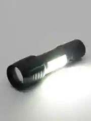 Фонарь ручной аккумуляторный, светодиодный, с фокусировкой, с зарядкой от USB