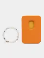 Рыжий картхолдер с магнитным кольцом MagSafe для айфон iPhone