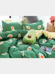 Шоколадный подарочный комплект постельного белья, 1,5-спальный Хлопок / Постельное белье Евро 2 сп