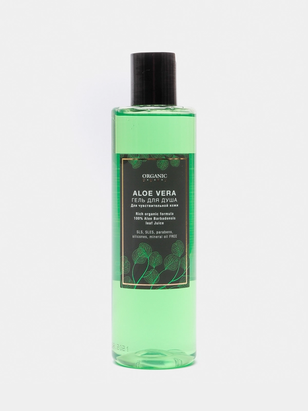 Гель для душа Organic Guru ALOE VERA Органик Гуру без парабенов, безсульфатный, 250мл