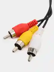 Кабель АудиоВидео 3 RCA - 3 RCA, колокольчики / тюльпаны, для соединения ТВ к аудио /видео