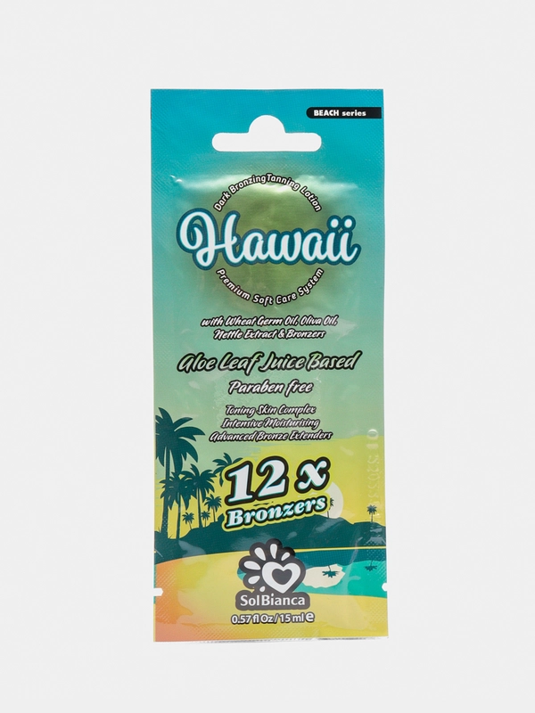 КРЕМ С ЭФФЕКТОМ АВТОЗАГАРА "HAWAII" С МАСЛОМ ЗАРОДЫШЕЙ ПШЕНИЦЫ, МАСЛОМ ОЛИВЫ
