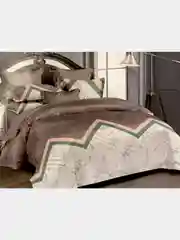Кораллово-розовый подарочный комплект постельного белья, 1,5-спальный Хлопок / Постельное белье Евро 2 сп