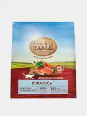 Сухой корм Natures Table для взрослых кошек, лосось, 1,1 кг
