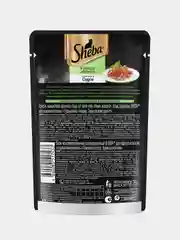 Влажный корм для кошек Sheba "Ломтики в соусе", с курицей и кроликом, 28 штук по 75 г