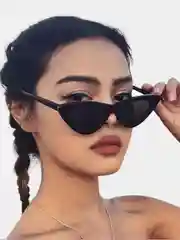 Черный десткие солнцезащитные очки, кошачий глаз