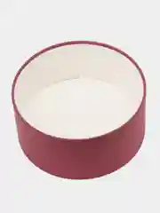 Тёмно-бордовый круглая коробка с крышкой