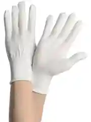 Перчатки нейлоновые белые, без ПВХ
