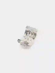 Серебряный серединка для бантиков