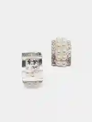 Серебряный серединка для бантиков