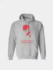 Серый меланж худи CoolPodarok "Зачем ругаесся насяльника?"