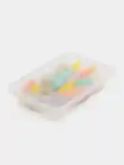 Прозрачный сухоцветы в контейнере