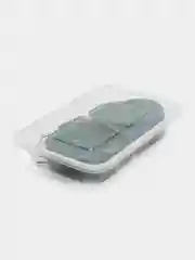 Зеленый сухоцветы в контейнере