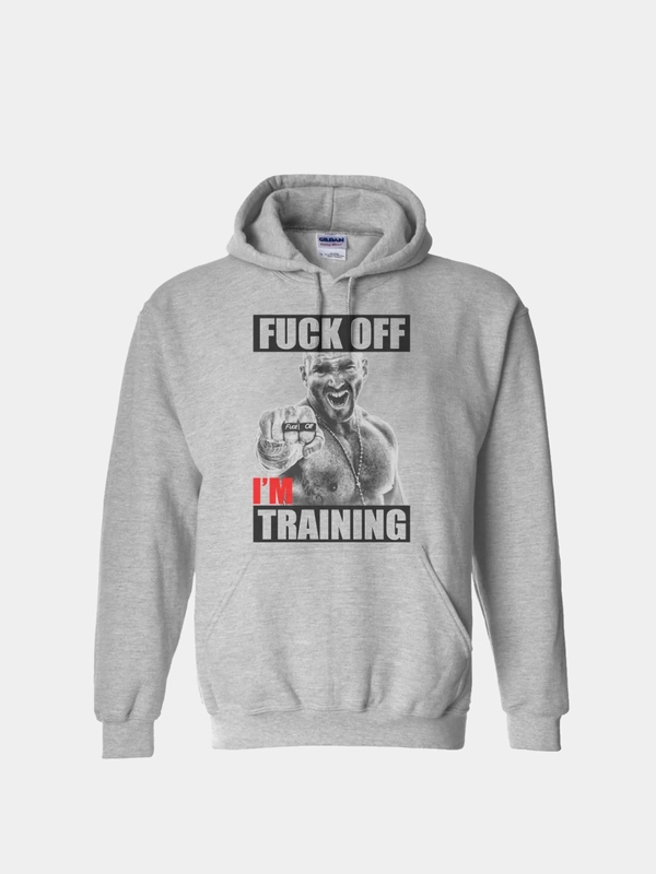 Толстовка CoolPodarok "Fuck off I am training"