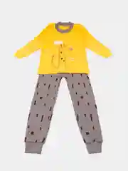 Желтый детская пижама