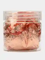 Медный поталь в хлопьях в баночке, сусальное золото