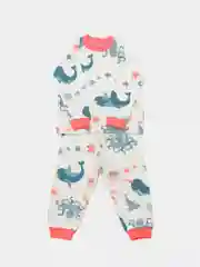 Коралловый детский комплект пижама майка и штаны для мальчика/девочки