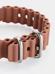 Коричневый силиконовый ремешок для Xiaomi Mi Band 3 / 4 / 5 / 6