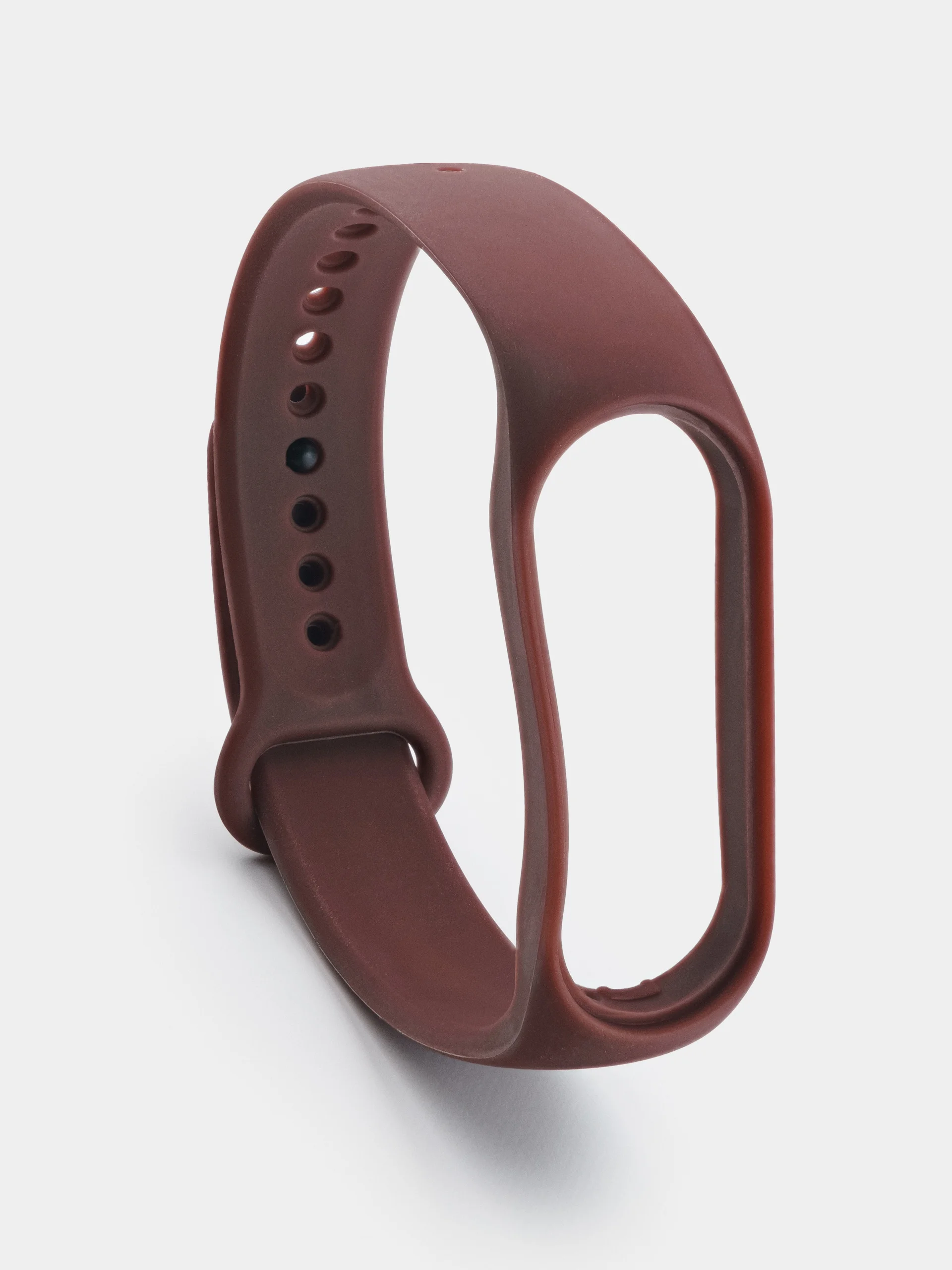 Бордовый силиконовый ремешок для Xiaomi Mi Band 5/6/7 ксяоми ми бэнд
