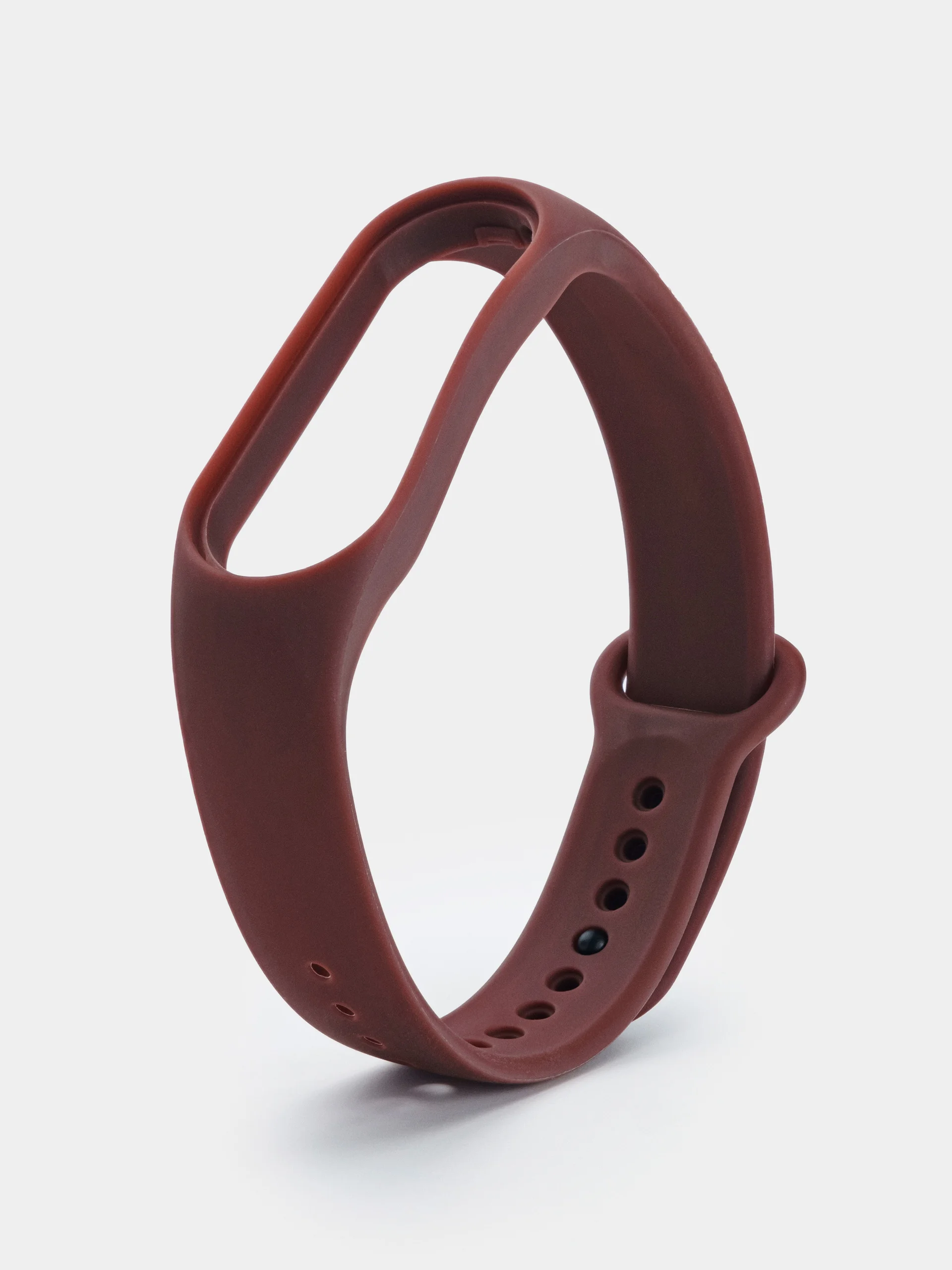 Бордовый силиконовый ремешок для Xiaomi Mi Band 5/6/7 ксяоми ми бэнд