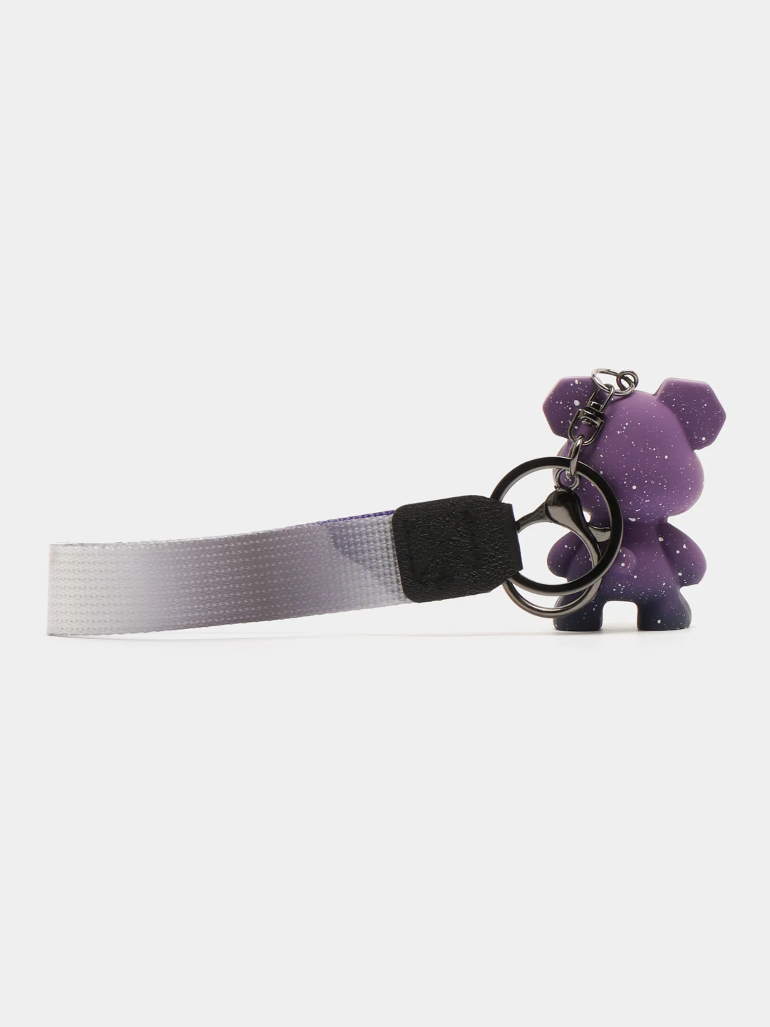 Сиреневый брелок для ключей Bearbrick "Мишка"