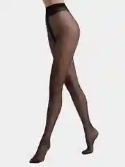 Черный колготки женские Conte Elegant "FANTASY DOTS"