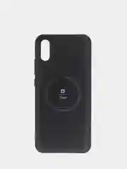 Черный чехол Xiaomi Redmi 9A, Сяоми Редми 9А силиконовый магнитный с кольцом iFace