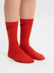 Красный носки мужские, высокие, из хлопка, всесезонные