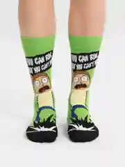 Лайм носки Рик и Морти, 7 видов (Rick and Morty)