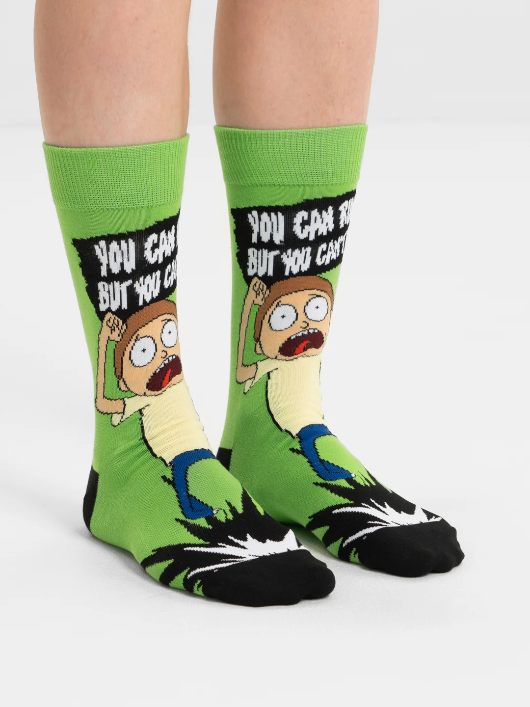 Лайм носки Рик и Морти, 7 видов (Rick and Morty)