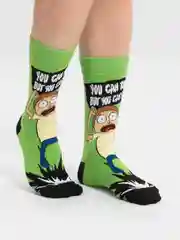 Лайм носки Рик и Морти, 7 видов (Rick and Morty)