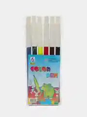 Фломастеры "Зеленый слон", 6 цветов