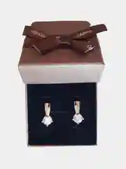 Серьги на английском замке