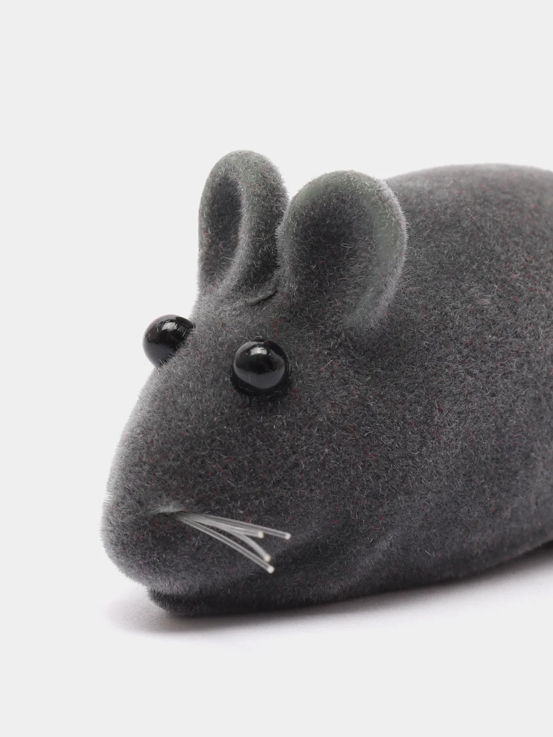 Серый игрушка для кошки мышь с пищалкой