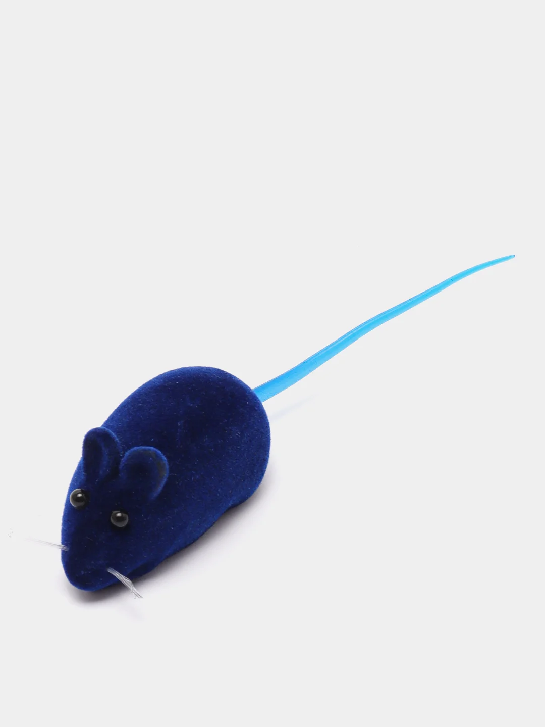Синий игрушка для кошки мышь с пищалкой