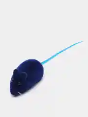 Синий игрушка для кошки мышь с пищалкой