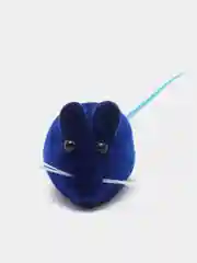 Синий игрушка для кошки мышь с пищалкой