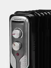 Обогреватель масляный SONNEN DFN-07BL, 1500Вт, 7 секций, черный, 455310