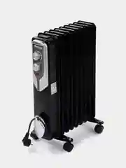 Обогреватель масляный Sonnen DFN-09BL, 2000 Вт, 9 секций, черный