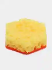 Красный губка для мытья посуды