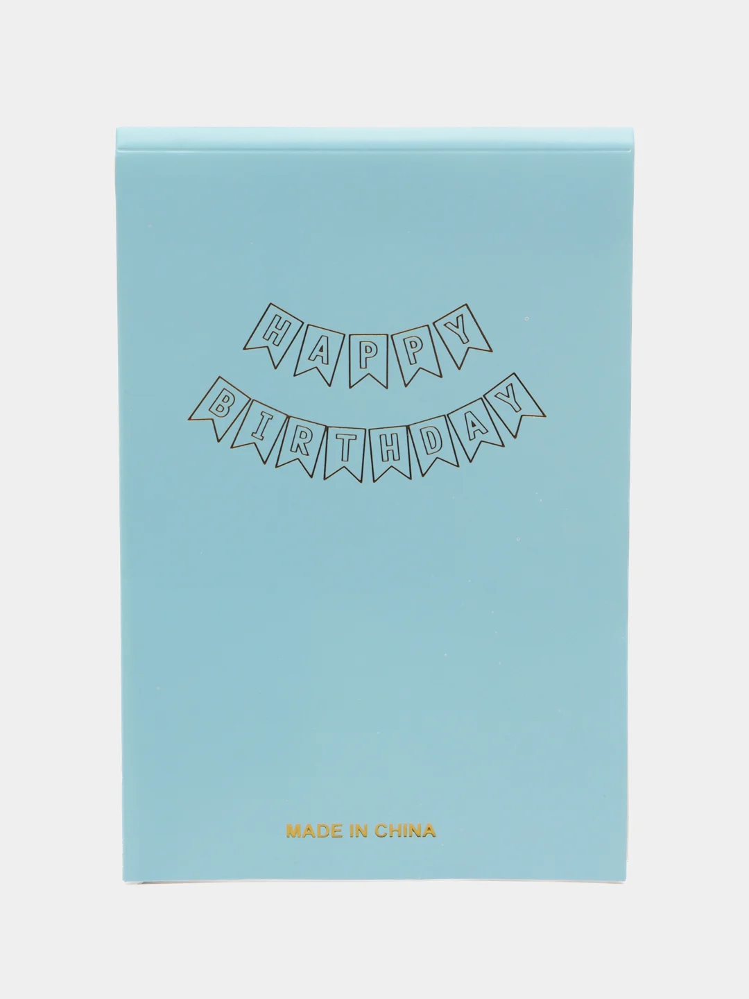 Голубой гирлянда растяжка Happy Birthday / С днём рождения, бумажное украшение для праздника