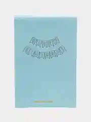 Голубой гирлянда растяжка Happy Birthday / С днём рождения, бумажное украшение для праздника