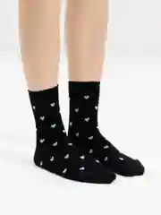 Белый носки с сердечком