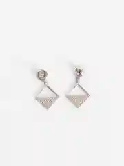 Серьги асимметричные, гвоздики, геометрия