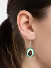 Белый серьги в форме авокадо