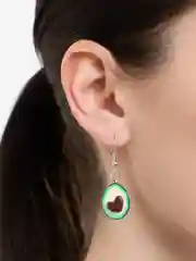 Желтый серьги в форме авокадо