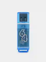 Флешка / флэшка / USB накопитель Smartbuy Glossy series Blue, 64 GB