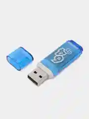 Флешка / флэшка / USB накопитель Smartbuy Glossy series Blue, 64 GB